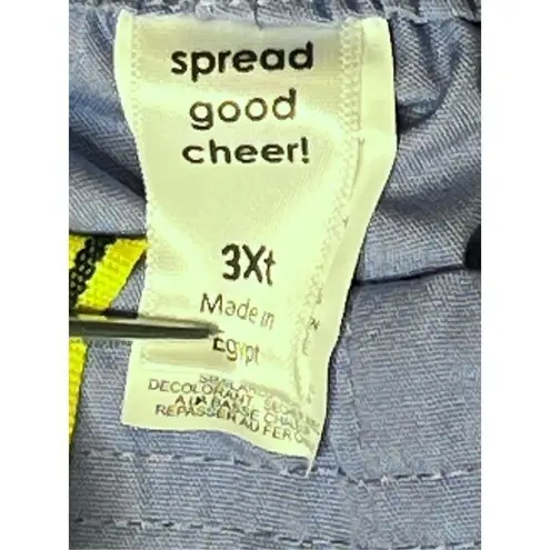 WonderWink Medical Blue Romeo Flare Cargo Scrub Uniform Pants 3X TALL Nurse NWT