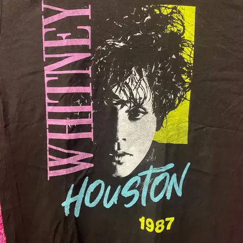 Whitney Houston 1987 Alternate Album Art Dance Pop Tee Large