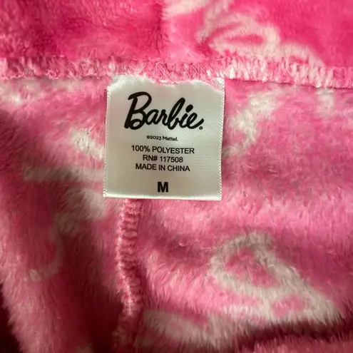 Barbie Ken Apparel Matel Hot Pink Logo Fleece Sleep Shorts with pockets size M Size M