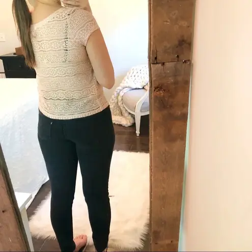 Kirra small peach boho summer blouse