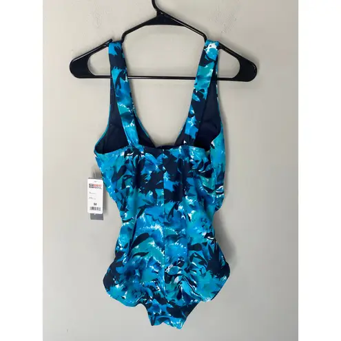 32 Degrees Heat New 32 Cool Navy Island FLW One Piece Swimsuit Size Medium