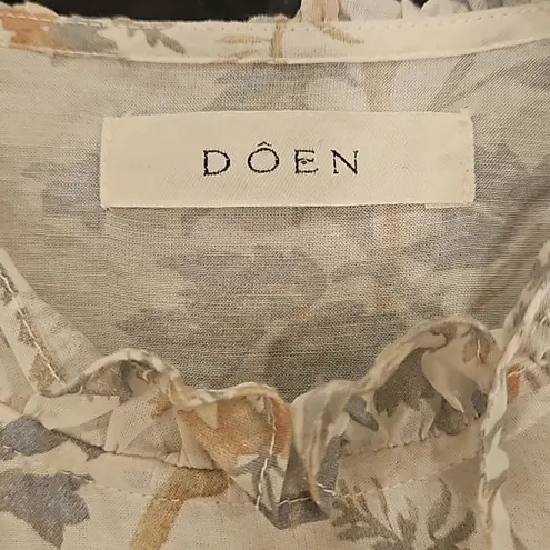 ๐DOEN๐ Carnation Dress ~ Salt Summer Floral Print XS NWOT *Missing Waist Tie" Green