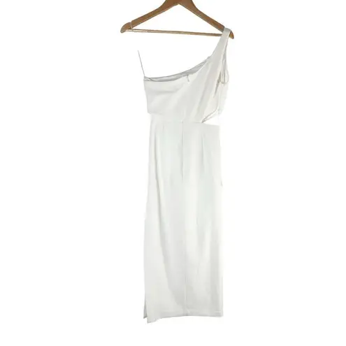 Bardot Jenna One Shoulder Dress In Orchid White Size US 2 or XS