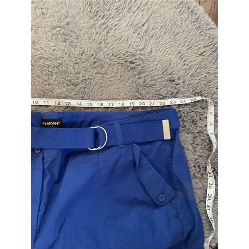 Lane Bryant  blue shorts with belt size 26