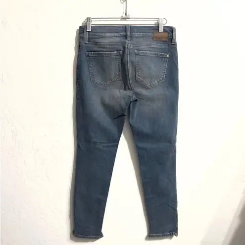 NWT Mavi Womens Adrianna Skinny Stretch Zip Ankle Jeans Size 26/27 Blue Faded