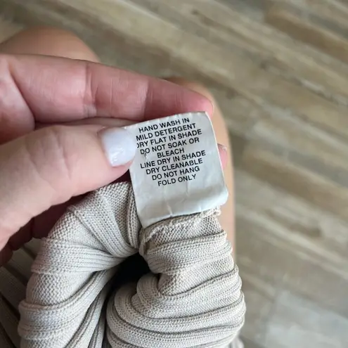 DISSH Ada Stone Long Sleeve Knit Top Size XXL