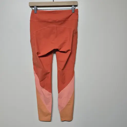 Outdoor Voices NWT‎  Womens Orange Sunstone Paprika Peach Zoom 7/8 Leggings Sz M