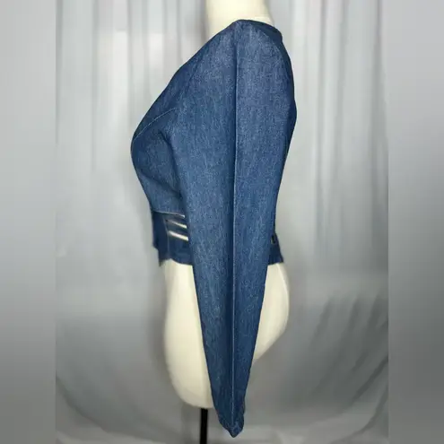 Denum Jeans Cutout Corset