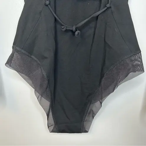 TA3 Black Long Sleeve Corset Bodysuit Size M Size M