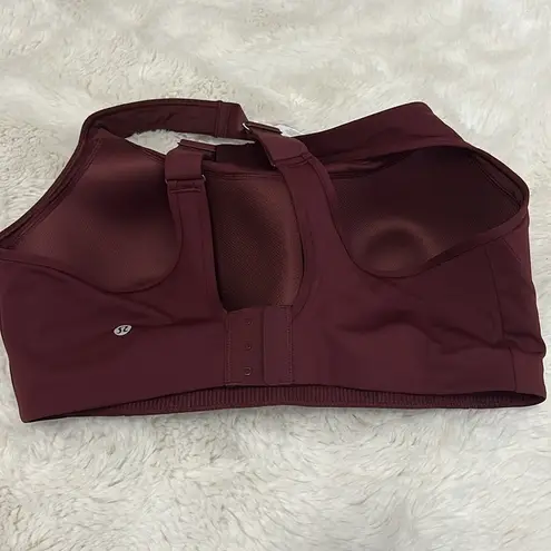 Lululemon  All Powered Up Bra Burgundy