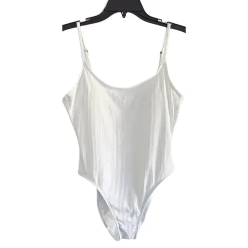 ANDIE NWT The Laguna Ribbed ScoopBack OnePiece Swimsuit Removable Cup 2XLT White - Image 11