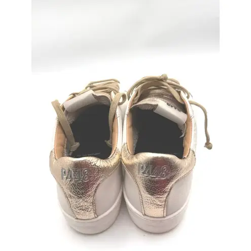 P448 gold and white classic platform Thea Wilder Sneaker size 41 / US 10.5 W