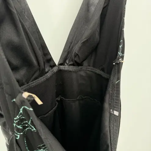 City Studio Halter Dress Y2k Style Sparkle Glitter Formal Size Large (Juniors) Black