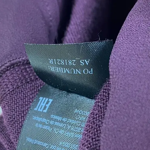 ALLSAINTS Purple Libby Crewneck 100% Merino Wool Long Sleeve Tunic Sweater Sz S