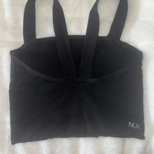 NUX crop Top Black Size M
