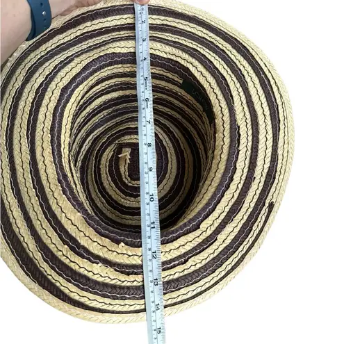 J.Crew  Vintage Striped Straw Hat 90’s