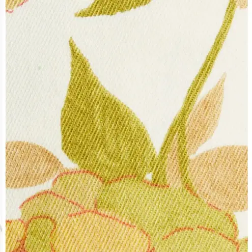 Rebecca Taylor Floral Stretch Cotton Twill Shorts in Wild Peony Ivory 16 NWT