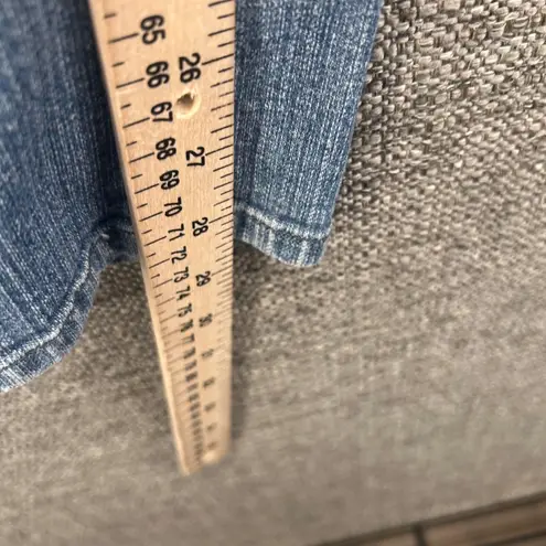 Chico's Straight Leg Jeans Blue 12 Or 2