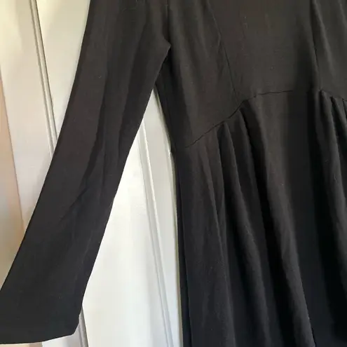 NWT Reborn Women’s Black Hi Low Hem Top Peplum Blouse Shirt Dress Sz Large