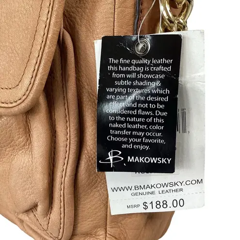 B Makowsky B. Makowsky Leather Shoulder Bag