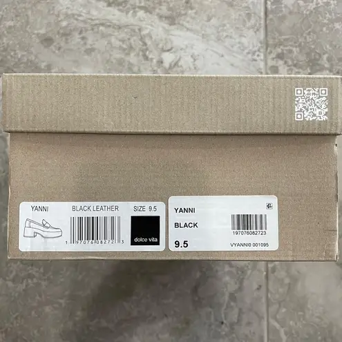 Dolce Vita Yanni Loafer in Black Leather, Size 9.5 New in Box SOLD OUT!