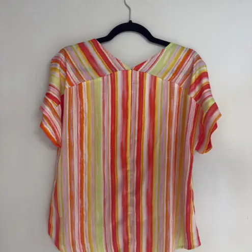 Colorful Stripes Blouse NWOT Multiple Size M