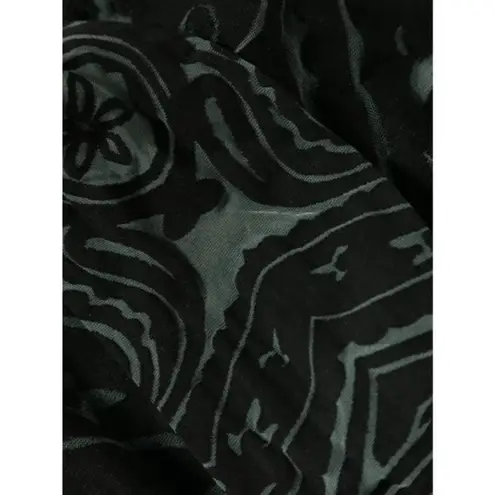 Wolford X Etro Body Tattoo Tights in Grey & Black Small Womens Nylons Pantyhose