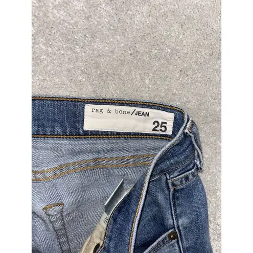 Rag and Bone  The Dre Slim Boyfriend Jeans in Coopers  Sz 25 EUC