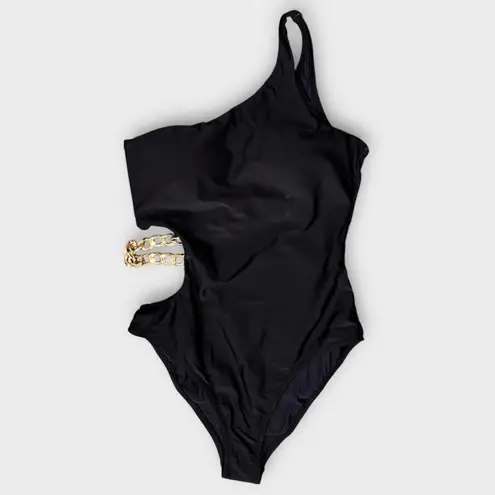 L'Agence Ava Chain One-Piece Swimsuit Size Large