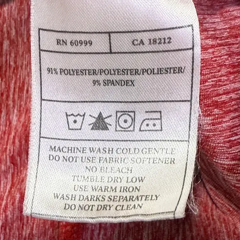 Antigua Womens NC State Wolfpack Quarter Zip Pullover Shirt Red Size M