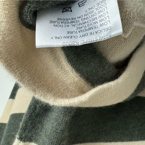 Karen Millen Wool Blend Turtleneck Sweater Size 1 "Small" Color Block Striped