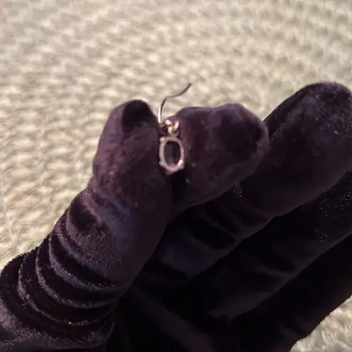 Vintage amethyst set silver earrings metal bracelet Celtic cross necklace EUC Purple