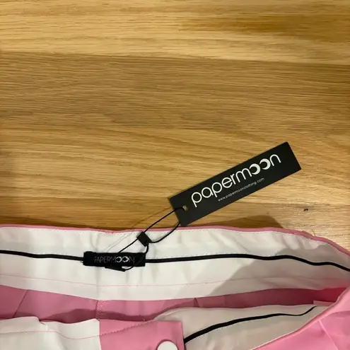 PaperMoon Diana Wide Leg Trouser Pink Size Medium NWT