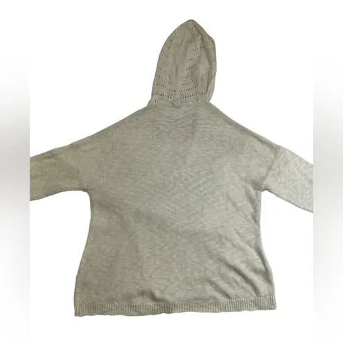 Deb 3X Cream Knit Hooded Pullover Sweater | Rare Vintage Plus Size 100% Acrylic