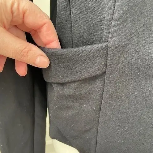 Stoosh Black Blazer Jacket Front Hook Pockets L