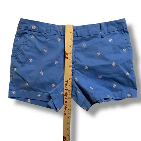 British Khaki Embroidered Shorts Bundle Women’s 8 Nautical Shark Chino