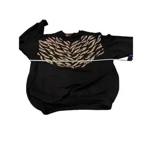 Pink Elephant vintage sweatshirt made in USA size M Black Size M