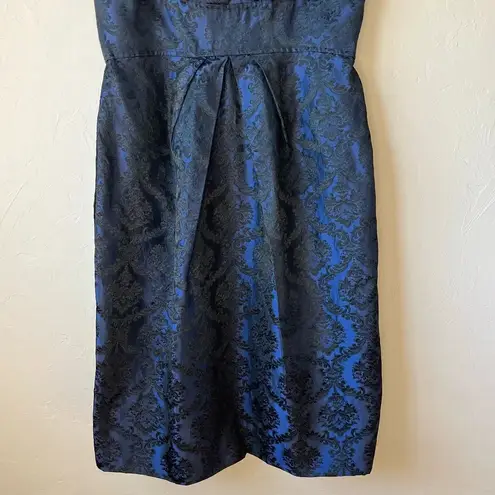 Goth Romantic Dark Vintage Vamp wedding HCO Grunge Edwardian Victorian Jane 8 10 Blue