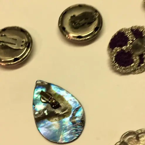 Lot Of 4 Costume Earrings Vintage