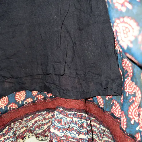 House of Harlow 1960 Maroon & Blue Patterned Tunic Dress Size Medium