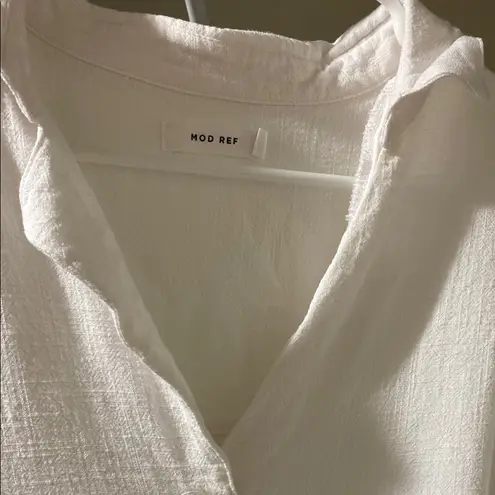 Mod Ref White Women's Top - Image 2