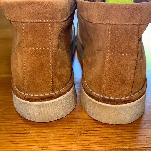 Free People  Brown Suede Ankle Boots