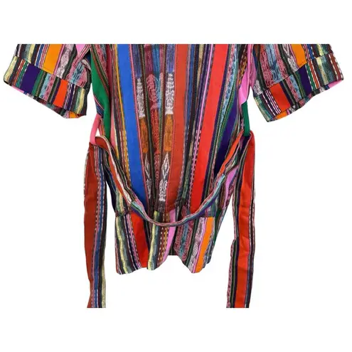 Authentic SURAPE Bright Colorful Woven Blanket Robe Cardigan Coat Jacket Size undefined