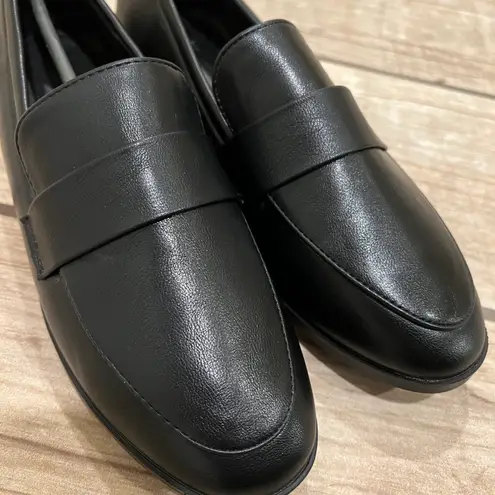 Loafers Moccasins Slip On Slides Leather flats Office Shoes Espadrilles Suit Shoes Sandals Black Size 6