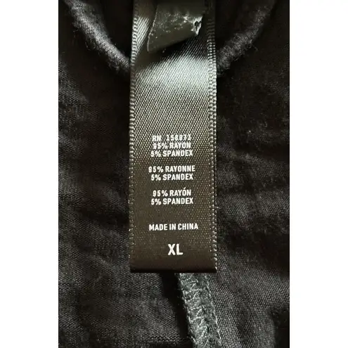 SKIMS  Lounge Shorts Black Size XL Sleep Inner Drawstring Rayon Spandex Comfy