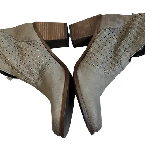 Diba True Lake Land Woven Perforated Ankle Booties