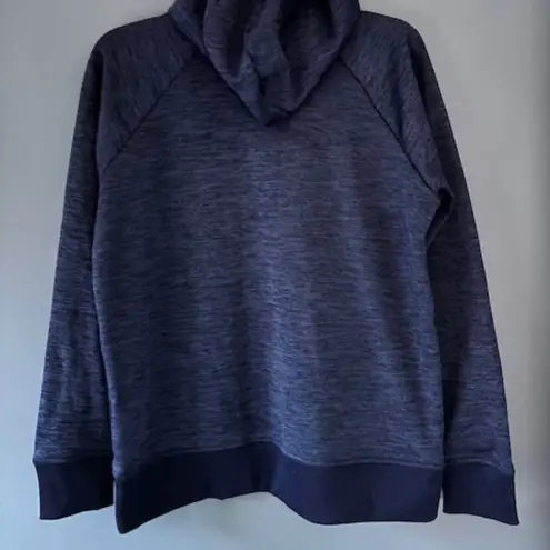 Under Armour  Cold Gear Hoodie Loose M Navy Pink Activewear Running Casual Warm