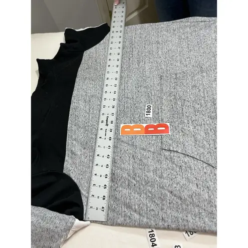 Womans Just Bee Black Gray Hoodie Light Weight 1x