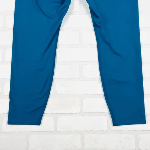 Vibrant Teal Size XXL Corsair Cropped Leggings Capris Teal with inside pocket Blue