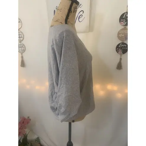 Premise (D-111) long sleeves womens top size XL grey color